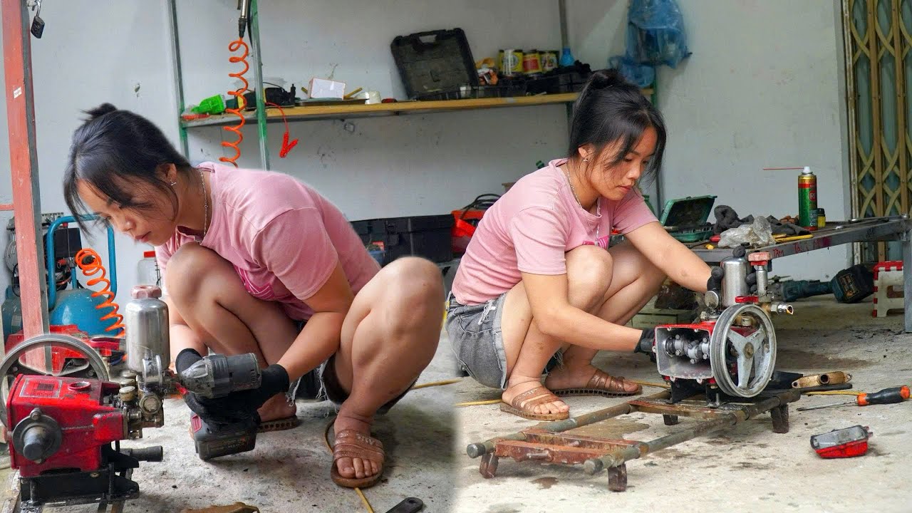 Inside Broken Pressure Washers and How a Girl Fixes Them