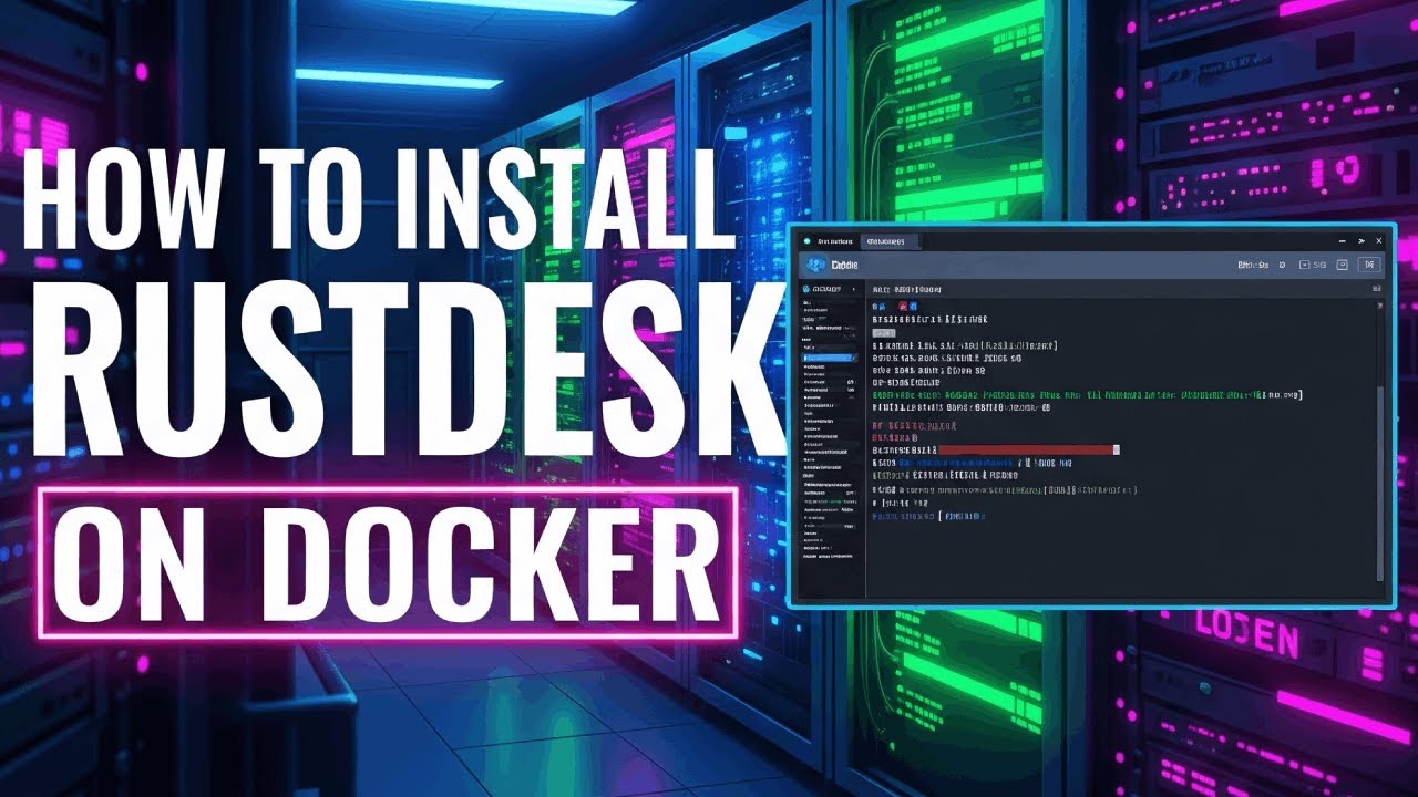 🔥Прекратите использовать TeamViewer! Установите RustDesk в Docker и возьмите управление в свои ру...