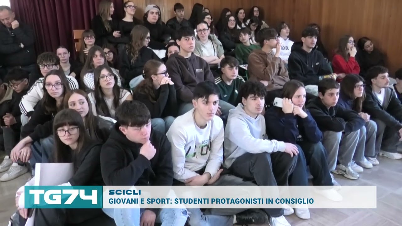 SCICLI - GIOVANI E SPORT, STUDENTI PROTAGONISTI IN CONSIGLIO