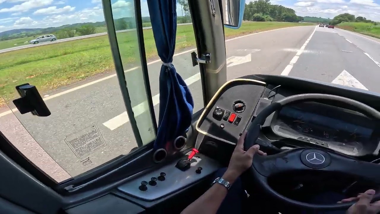 Ao volante, Viagem Satisfat&oacute;ria: Vis&atilde;o do Motorista 🚌 ​#Busologia #OnibusRodoviario #POV #viral #bus
