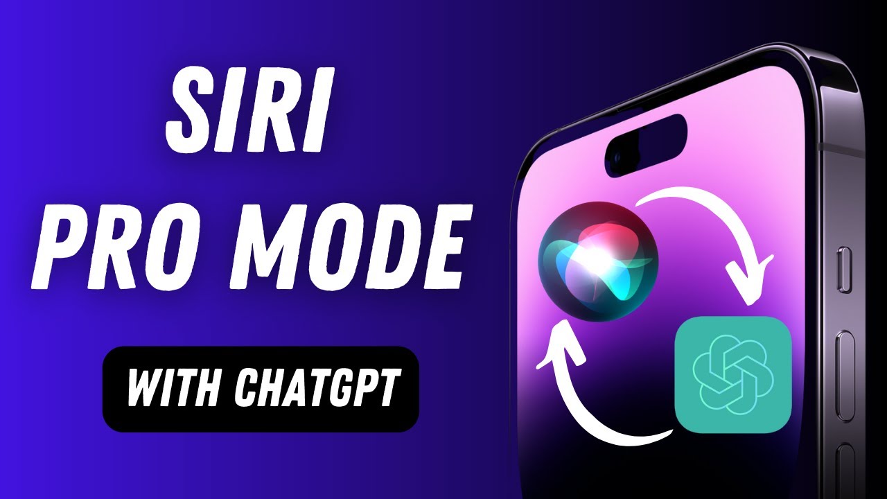 Включите режим Siri Pro с помощью ChatGPT!