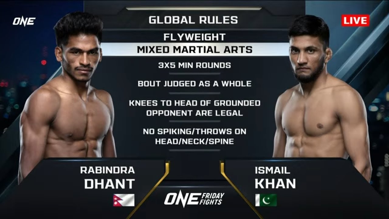 Rabindra Dhant VS Ismail Khan | One Championship | Dhant Will Rise Again .