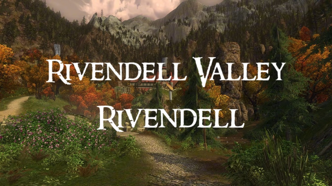 LOTRO | RIVENDELL | Rivendell Valley | Music & Ambience | 1 Hour