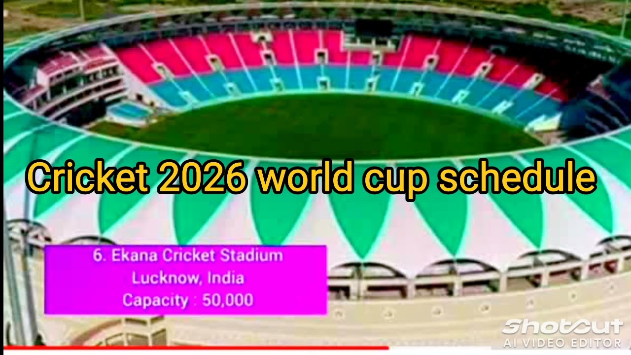 Icc Twenty (world Cup 2026 )Shedule this is best video cricket lovers.