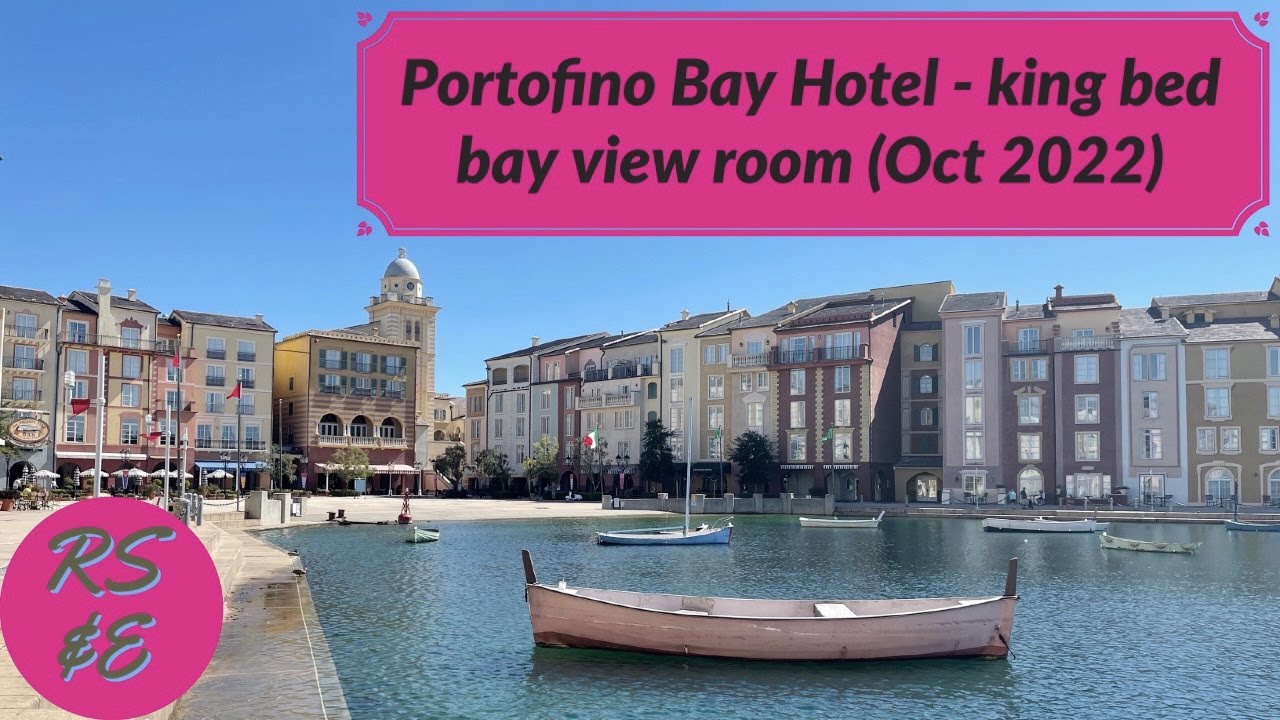 Loews Portofino Bay Hotel - King Bed Bay View Room Tour - Universal Orlando Resort (October 2022)