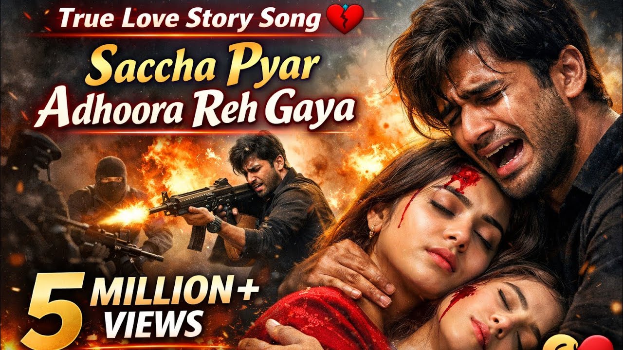 Saccha Pyar Adhoora Reh Gaya 💔 | True Love Sad Story Song | Heart Touching Love Story Song
