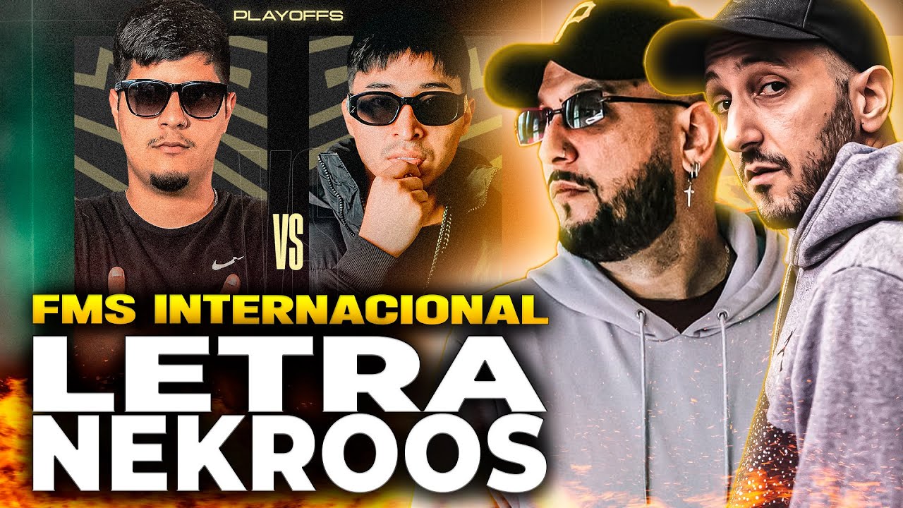 🤯 ESPECTACULAR 🤯 | PIEZAS Y NOULT REACCIONAN A NEKROOS VS LETRA | FMS INTERNACIONAL 2024