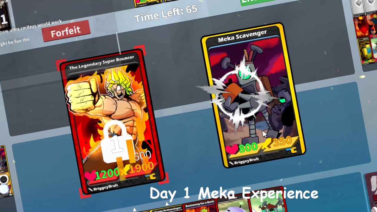 Day one Meka experience (Blox Card)