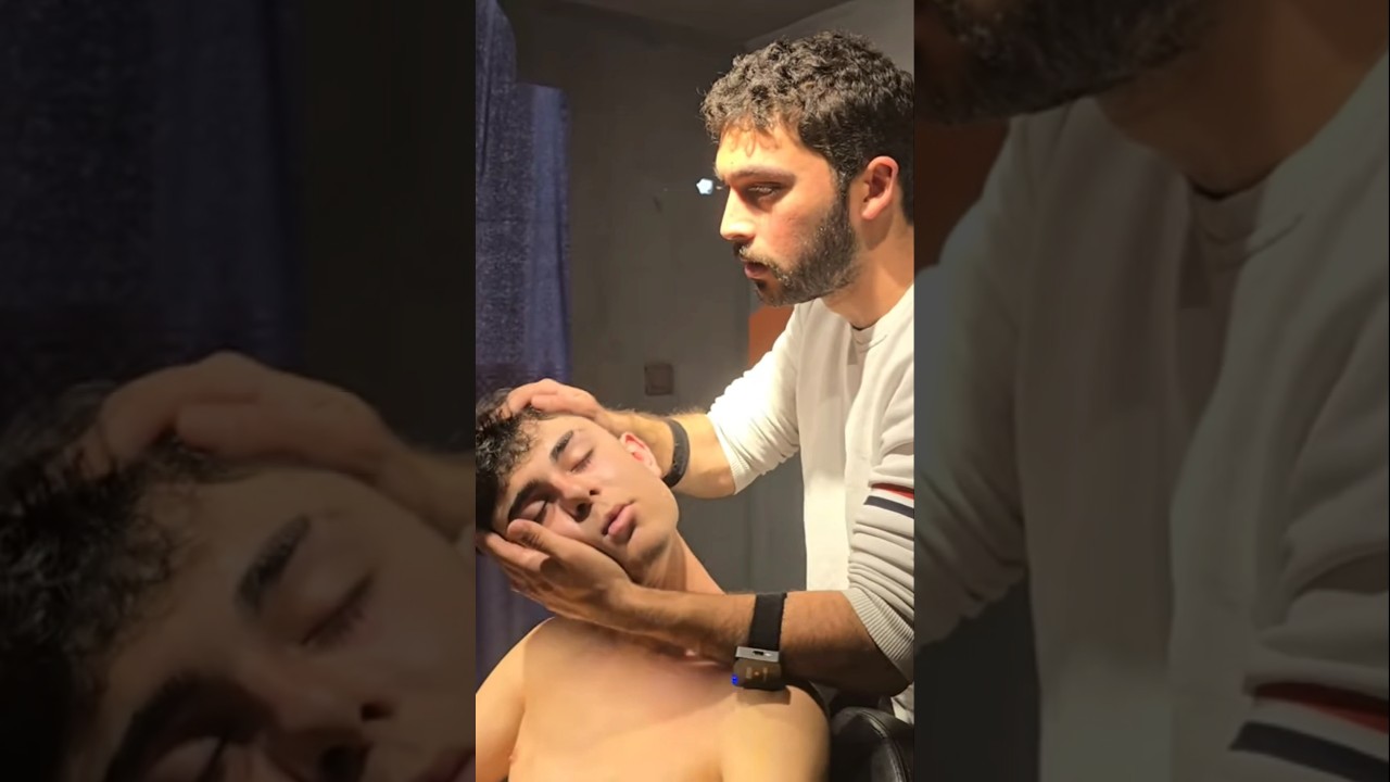 ASMR BARBER MASSAGE FROM A TURKISH BARBER