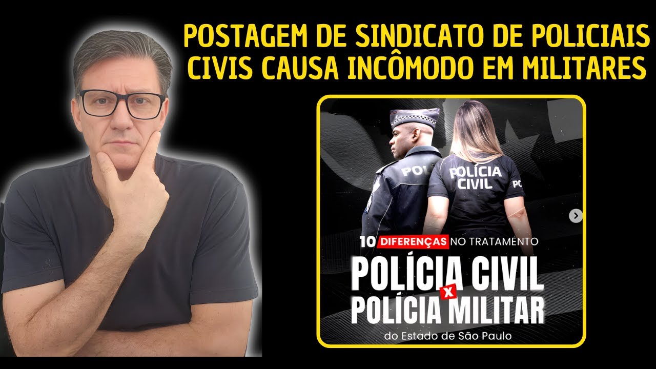 POLÍCIA CIVIL vs MILITAR: VERDADE EXPOSTA POR SINDICATO desagrada CÚPULA da SSP