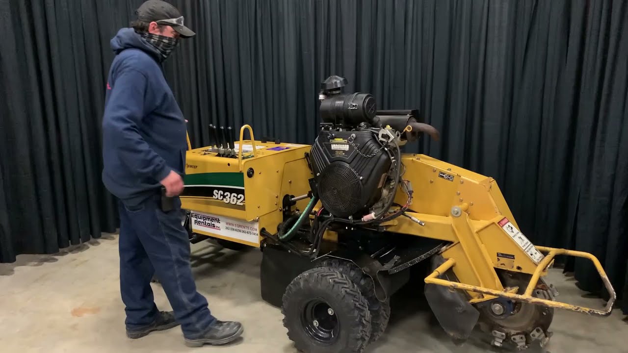 Large Stump Grinder Instructional Video