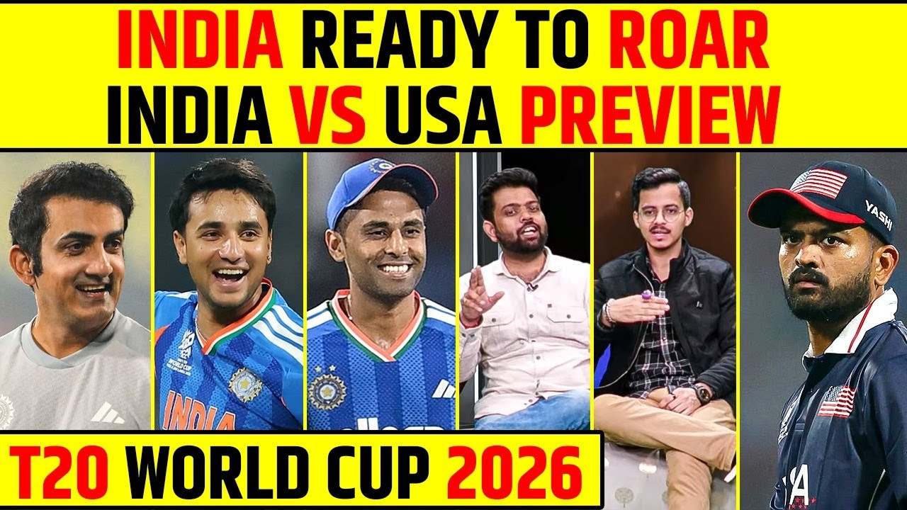 INDIA READY TO ROAR INDIA VS USA PREVIEW #t20worldcup2026 #indiavsusa
