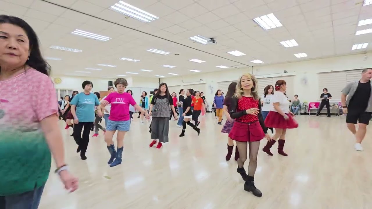 Nicotine Patch line dance: Welcome Fred Whitehouse to our social party  in Taipei，Dec 8~9， 2025