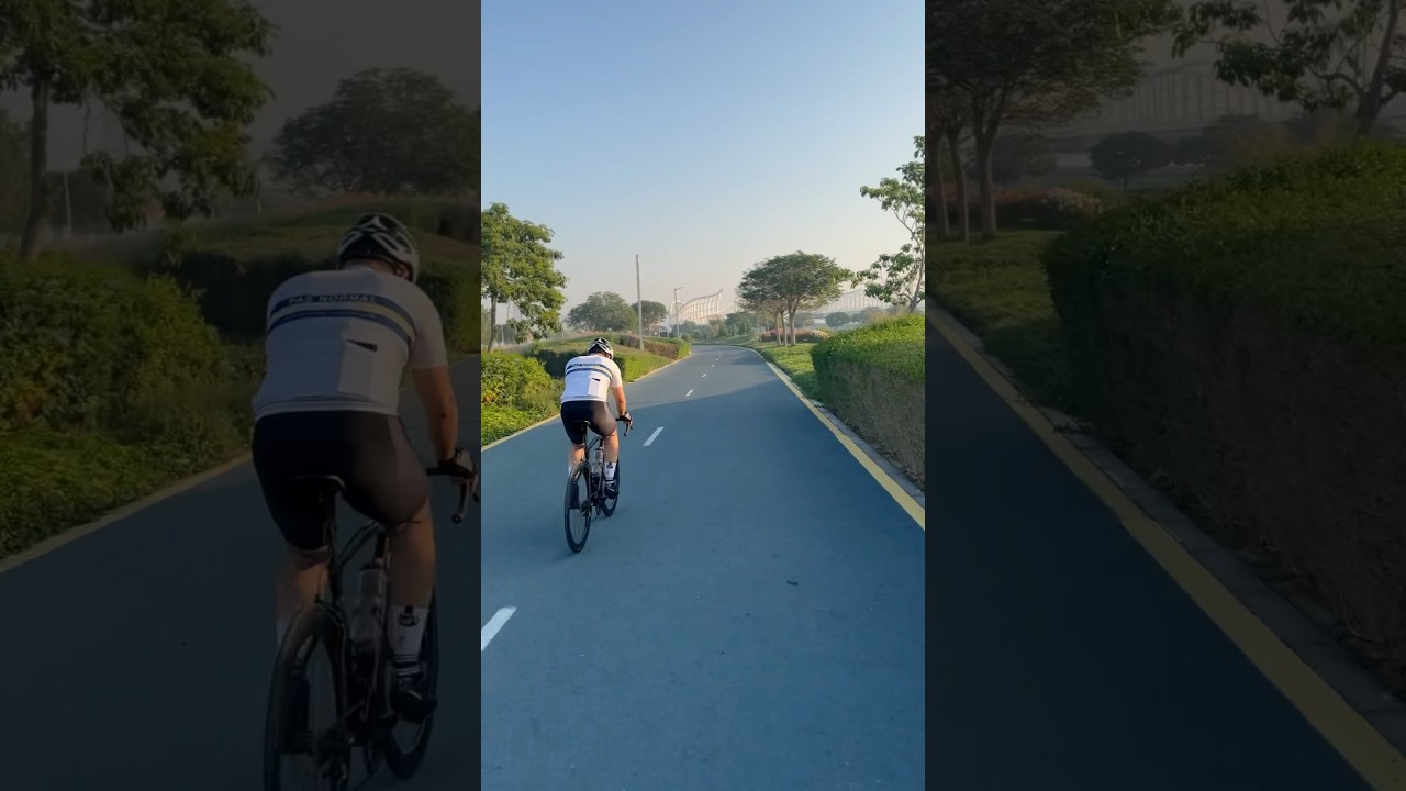 Morning cycle ride #dubai #nadalsheba #cyclist