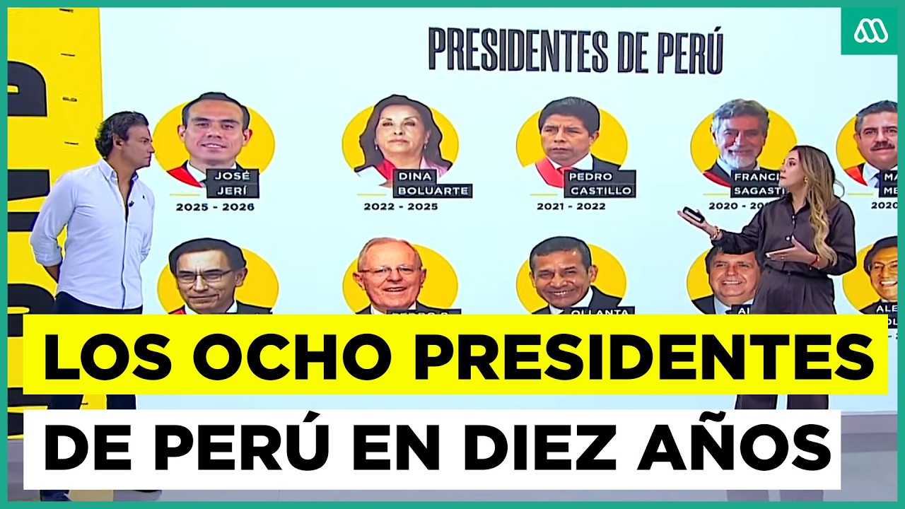 Destituyen al presidente de Perú: Ocho mandatarios en diez años