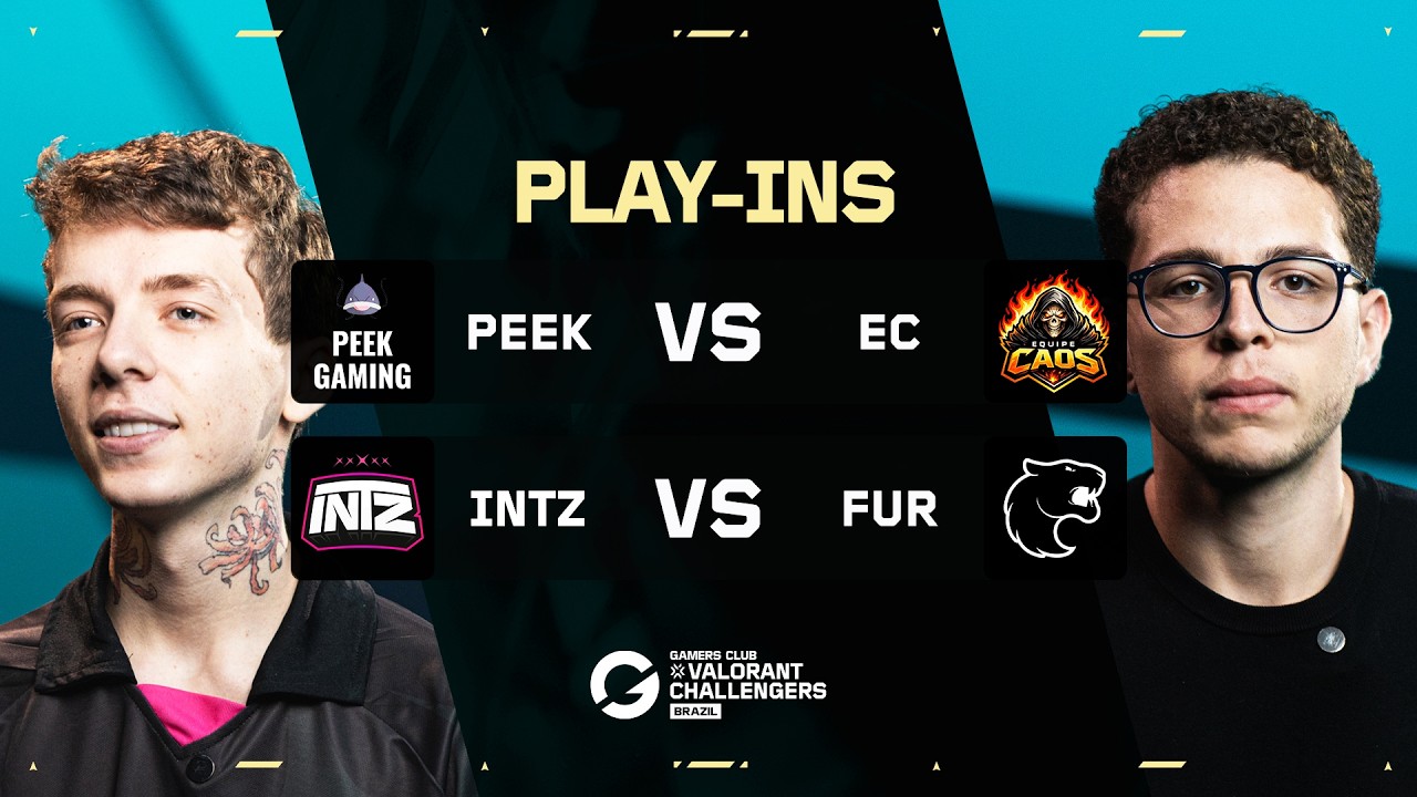 PEEK 0x0 CAOS | GC VALORANT Challengers Brazil 2026: Etapa 1 | Play-in - Dia 1