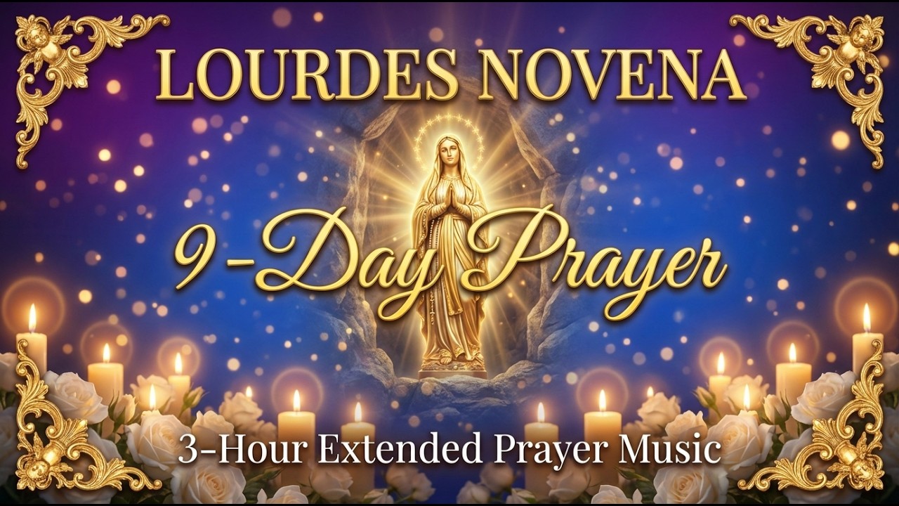 LOURDES NOVENA | 9-Day Prayer | 3-Hour Extended Prayer Music