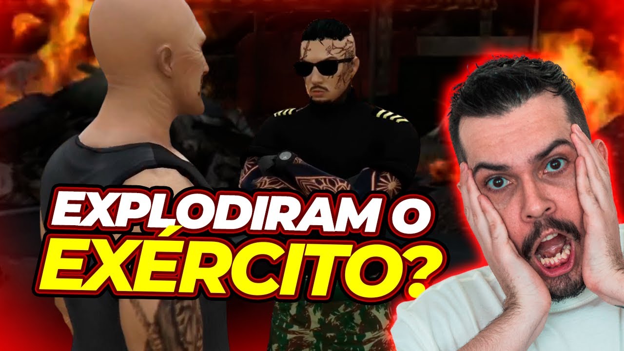 FOMOS ATACADOS por um MÍSSIL e o EXÉRCITO EXPLODIU no GTA RP (Balam Gateta)