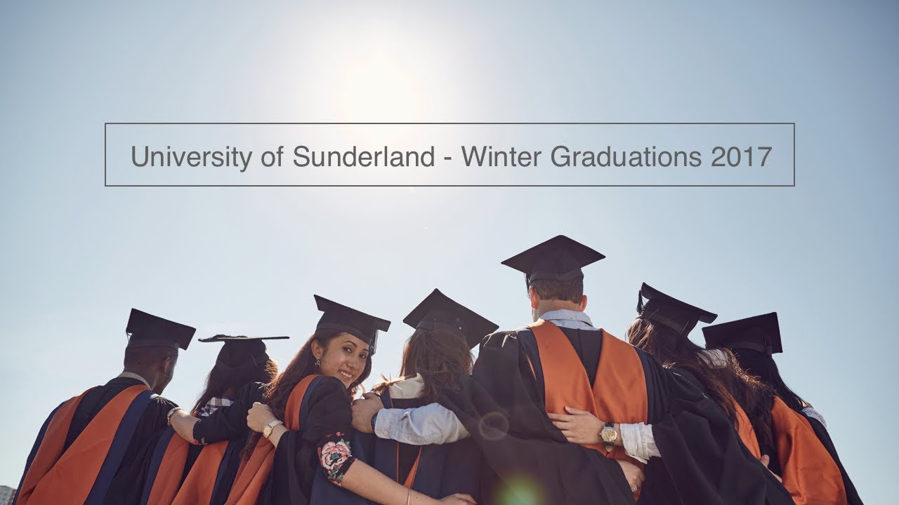 University of Sunderland Winter Graduation Ceremony 2017 - Tuesday 28th November 10:30am