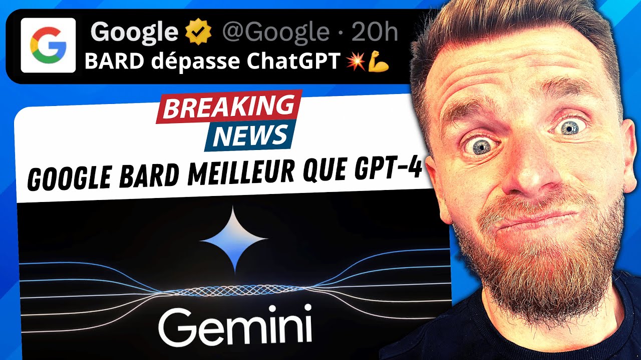 Google BARD meilleur que ChatGPT-4 ? (Pas en France en tout cas…!)