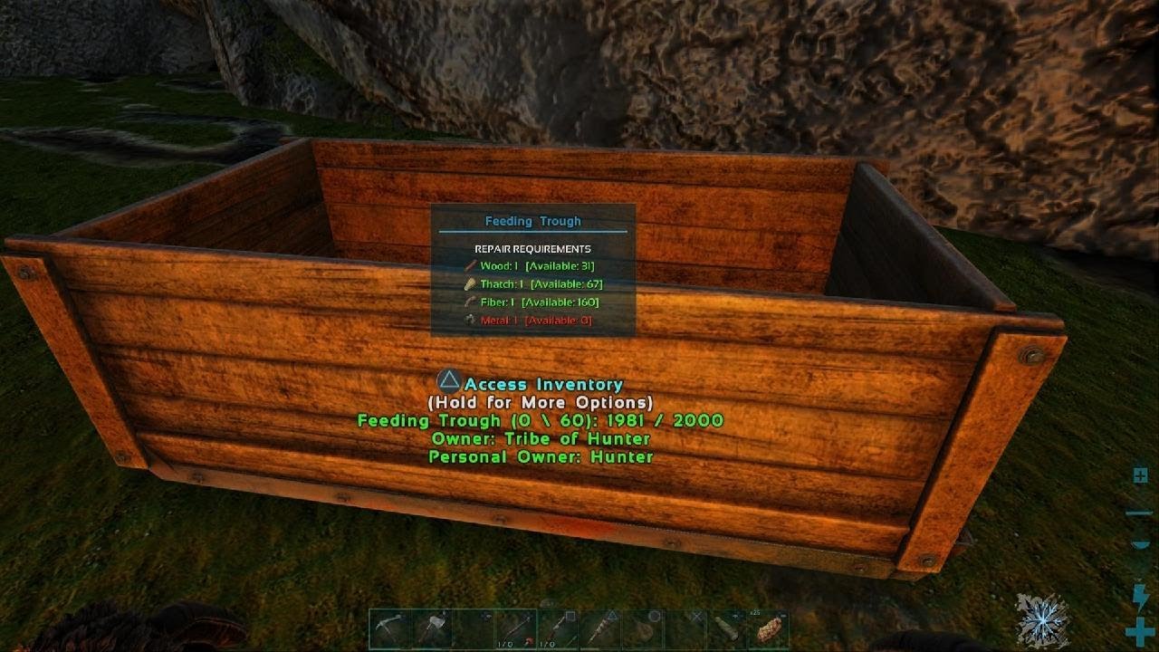 ARK: Survival Evolved making upgrades to my base