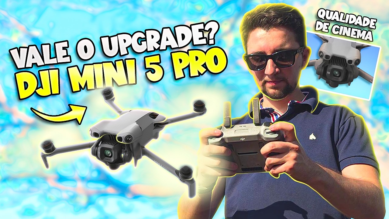Vale o upgrade? Testei o novo DJI Mini 5 Pro e fiquei chocado! ⚡