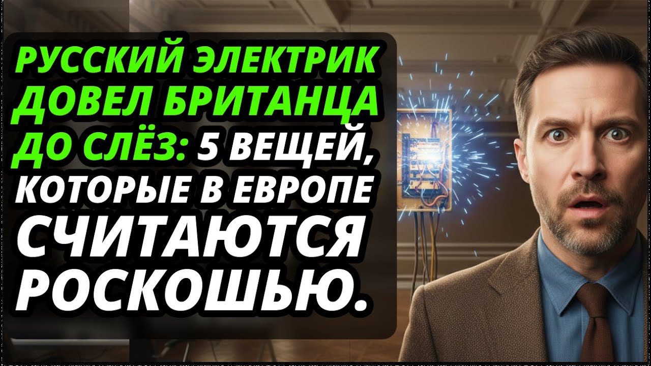 Британец вызвал электрика в России и ПОТЕРЯЛ ДАР РЕЧИ: «Почему у нас в Англии не так?!»