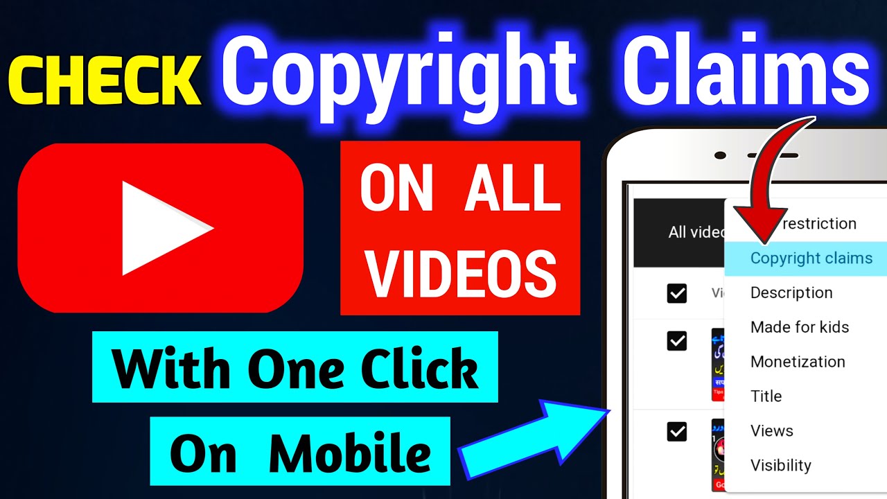 How To Check Copyright Strike On YouTube |YouTube Copyright Claim | YouTube Copyright