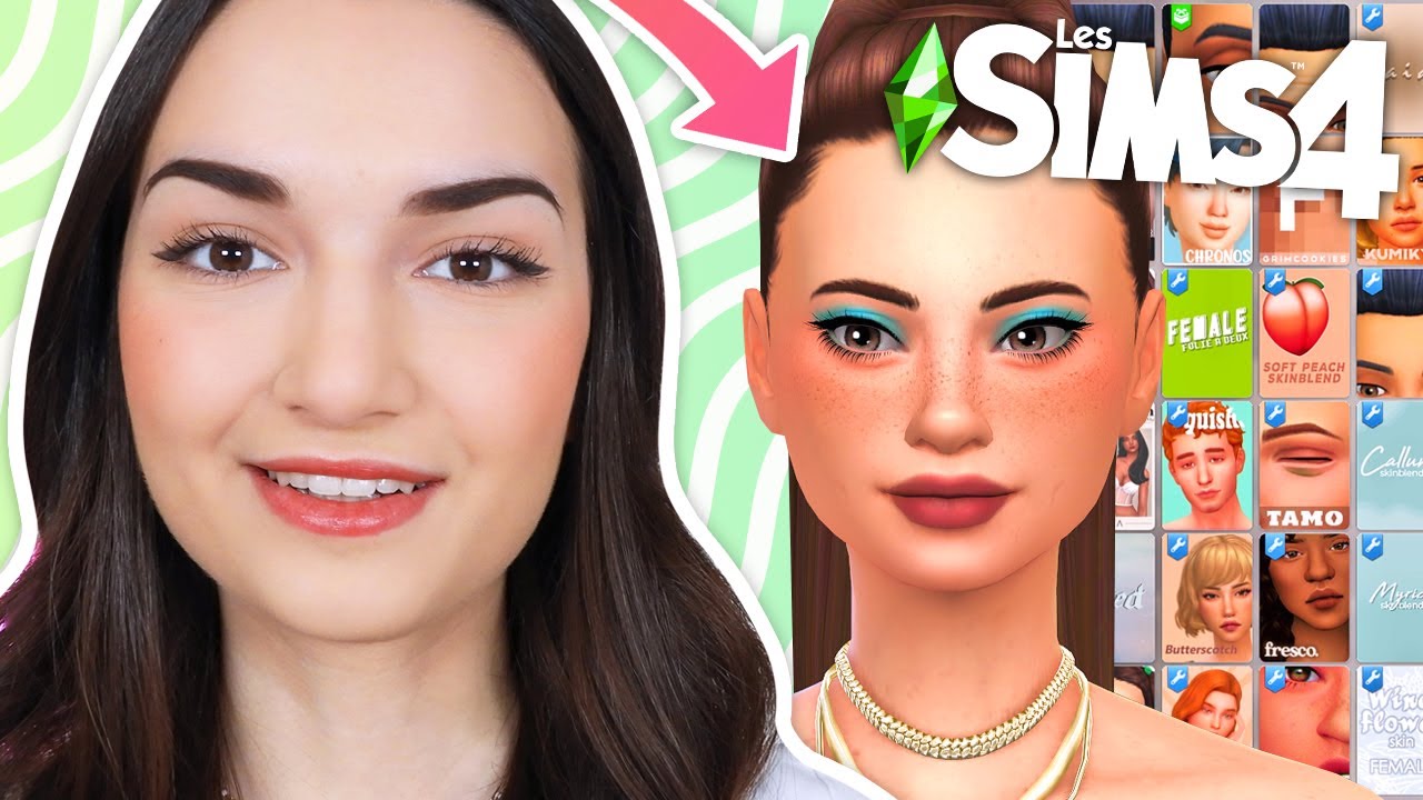 Je vous partage TOUS mes CC SKIN DETAILS ✨ | Sims 4