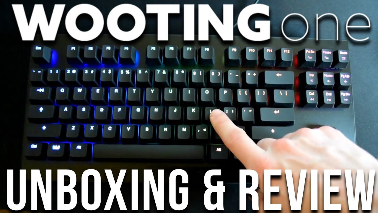 Wooting One Analog RGB Mechanical Keyboard - Pressure Sensitive!