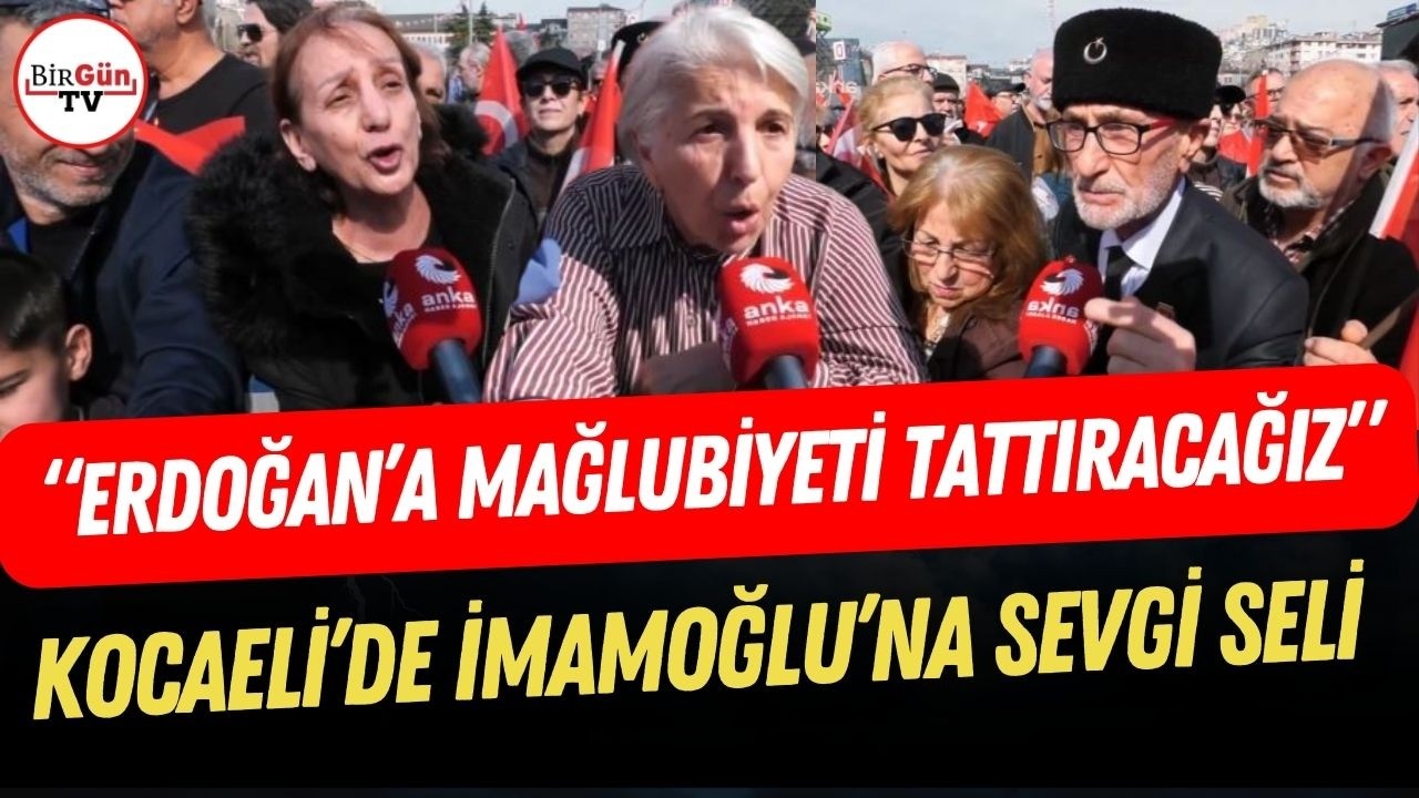 Kocaeli'de yurttaşlardan Erdoğan'a sert tepki: 