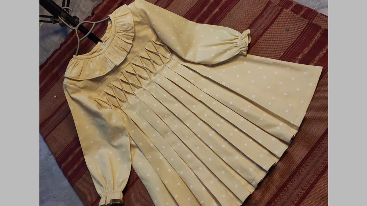 Box pleated top making tutorial