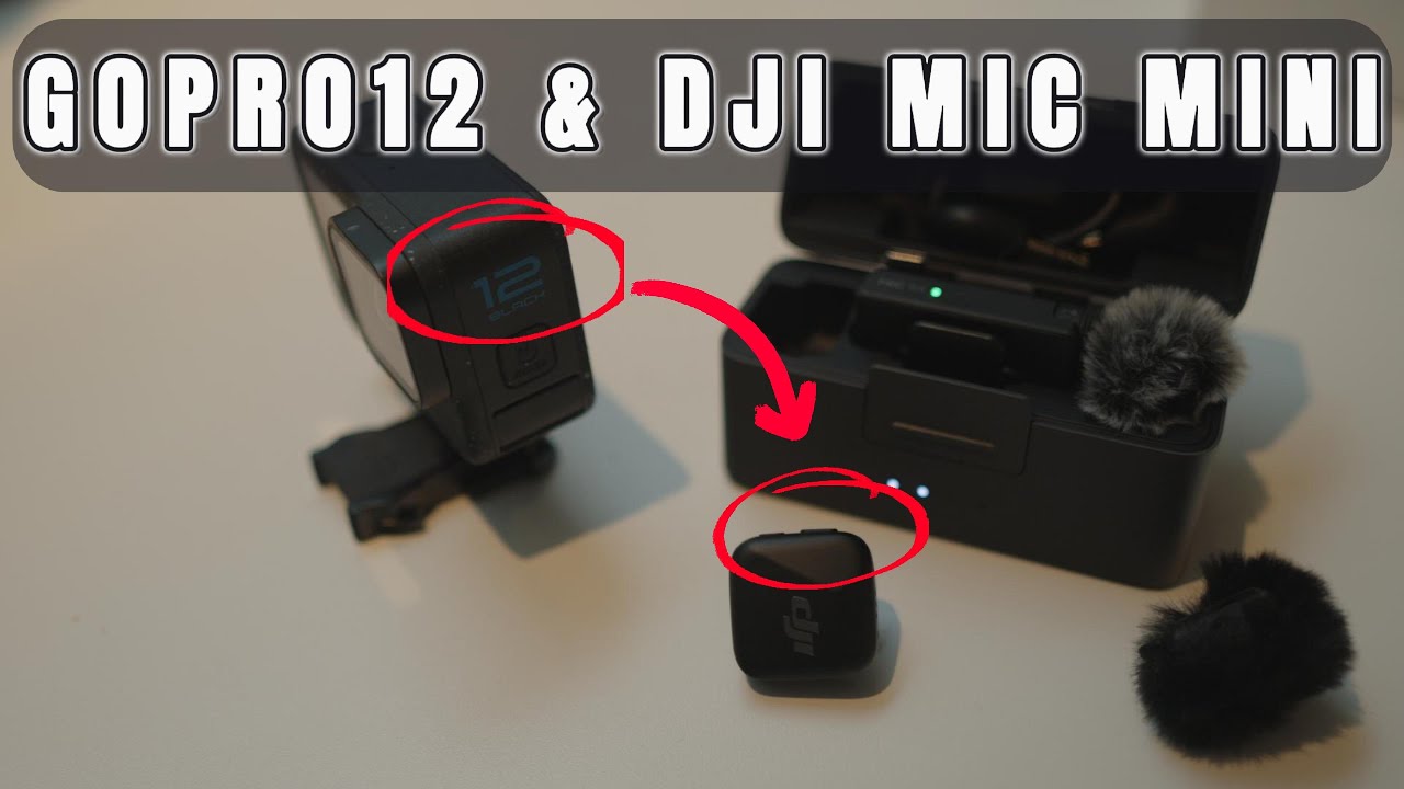 DJI Mic Mini & GoPro Hero 12: Wireless Audio WITHOUT Media Mod or Transmitter! 🤯 incl tutorial.