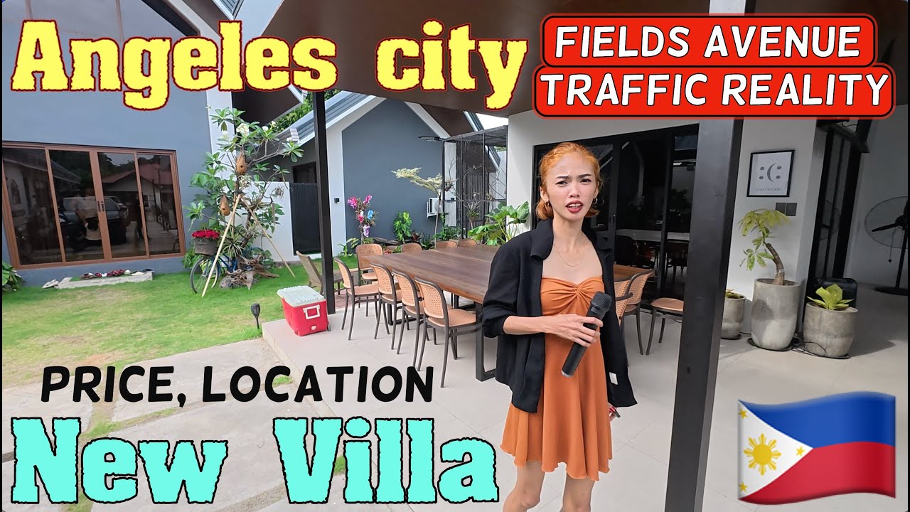 New Villa in Angeles City 🇵🇭 | Price, Location & Fields Avenue Traffic Reality
