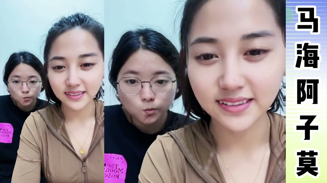 阿子妹妹长得像西瓜妹，妹妹展示唱歌才艺，青涩的年纪，读过书的妹妹很有气质。