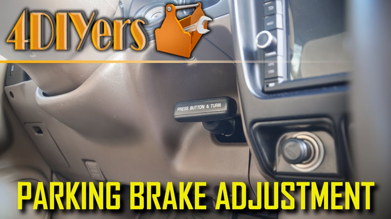How to: 95-04 Toyota Tacoma Parking Brake Adjustment
