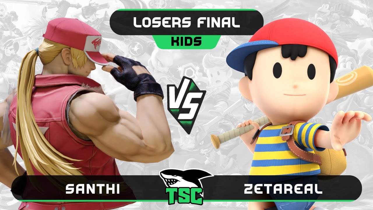 ZetaReal (Ness / Terry) vs Santhi (Terry) Losers Final - Torneo Kids 9 - ssbu