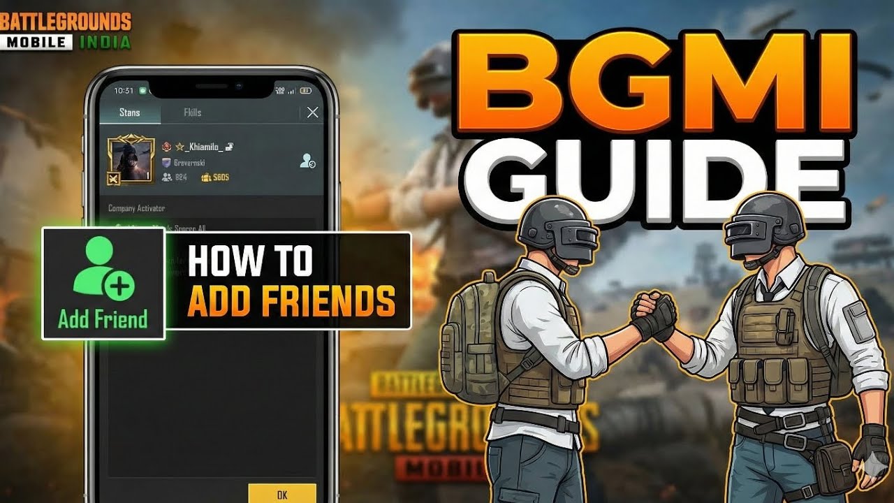 “BGMI: How to Add Friends & Play Together | Easy Friend Request Guide!”.