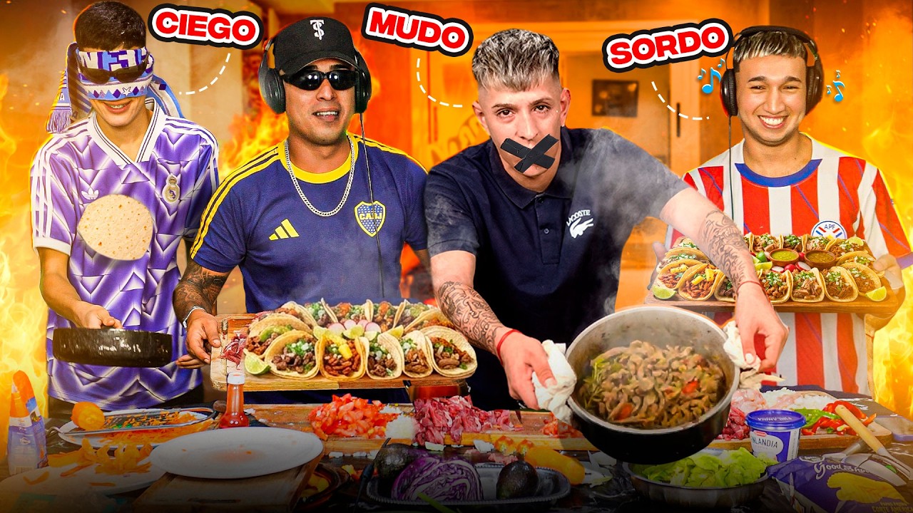 UN CIEGO, UN SORDO & UN MUDO INTENTANDO COCINAR ft LOSMACANA