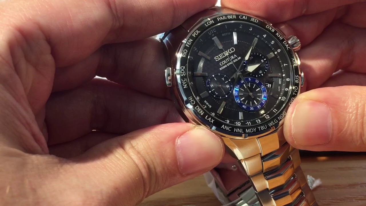 Как вручную настроить часы Seiko Radio Sync.