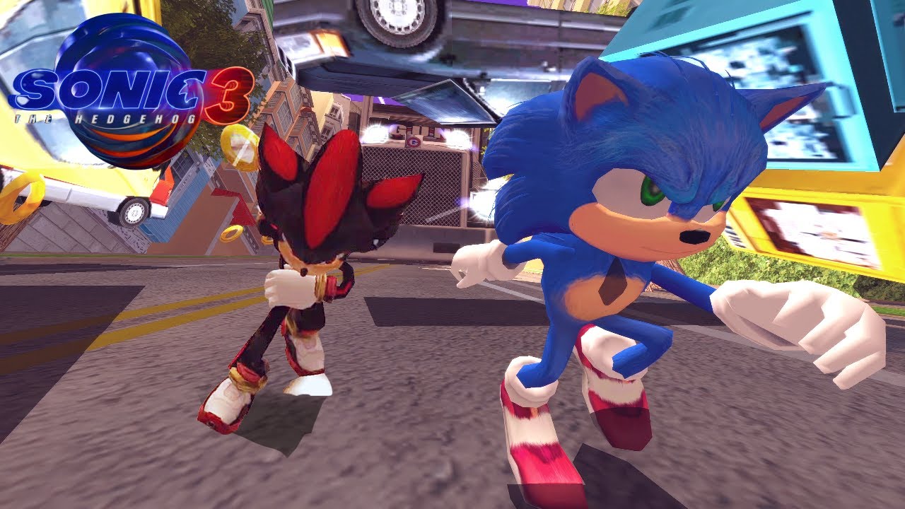 Фильм Соник против Шэдоу в Sonic Adventure 2