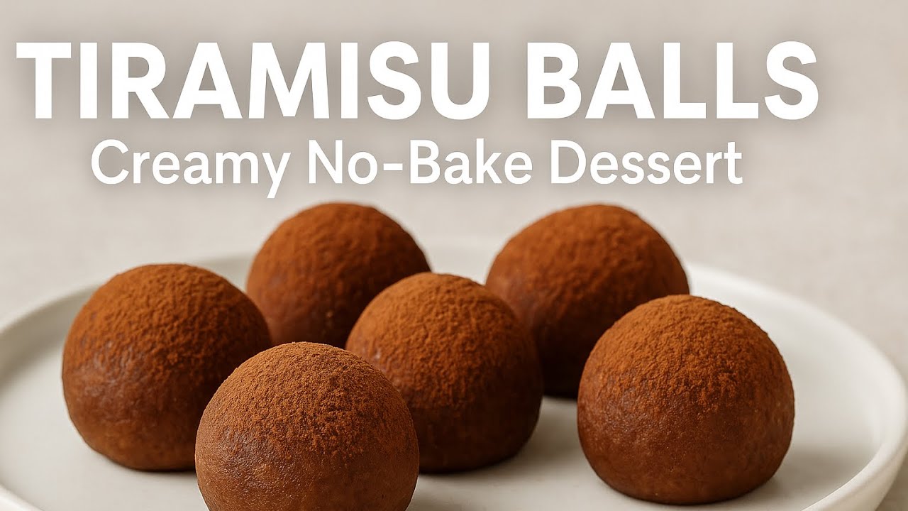 Tiramisu Balls: Creamy No-Bake Dessert | Palline tiramisù | Тірамісу кульки | Тирамису нежный десерт