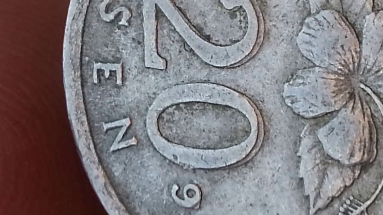 MALAYSIAN COINS 20CENT 1993 - DOUBLE DIE REVERSE