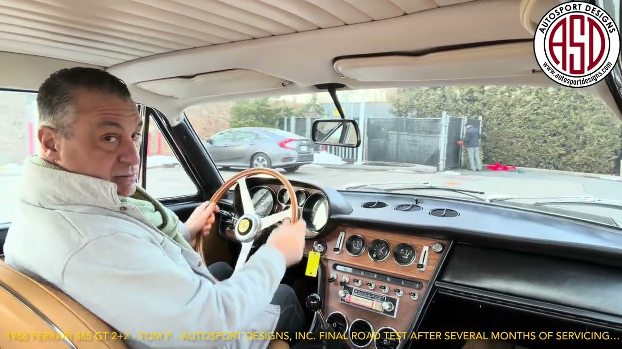 Ferrari 365 GT 2+2 1968 года — Том П. — Заключительный тест-драйв Autosport Designs после несколь...
