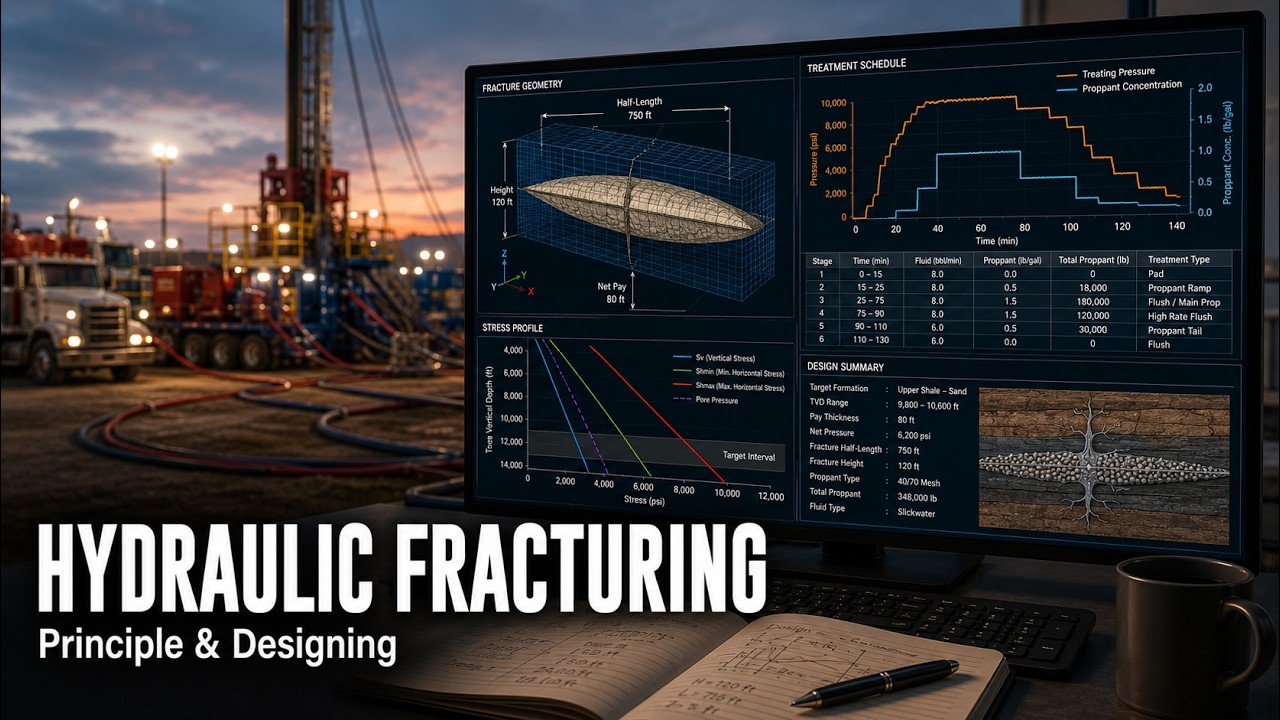 Hydraulic Fracturing Principle and Designing