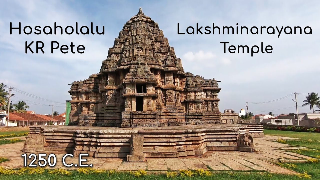 Lakshminarayana Temple Hosaholalu | Krishnarajapet tourism Mandya tourism | Temple Karnataka tourism