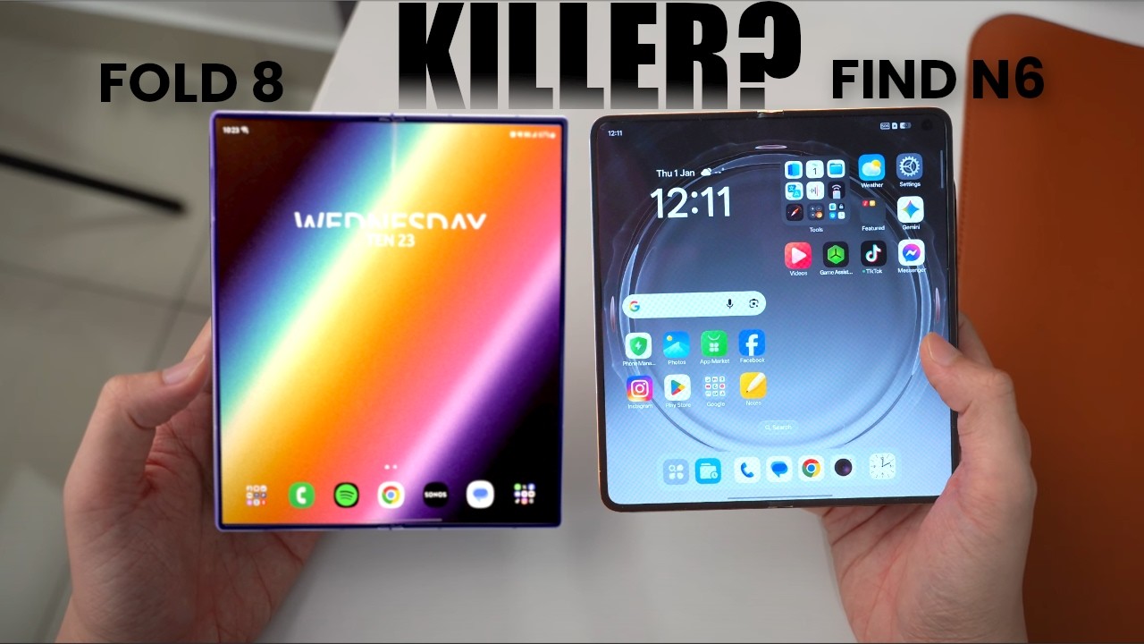 Oppo Find N6 vs Samsung Z Fold 8 - A COMPLETE WINNER!