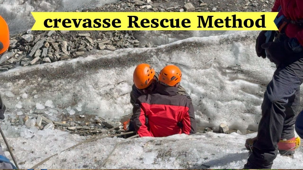 Crevasse Rescue Method | Koi Crevasse Me Gir Jaye to Use Kaise Bachaye | Crevasse Rescue | Rescue