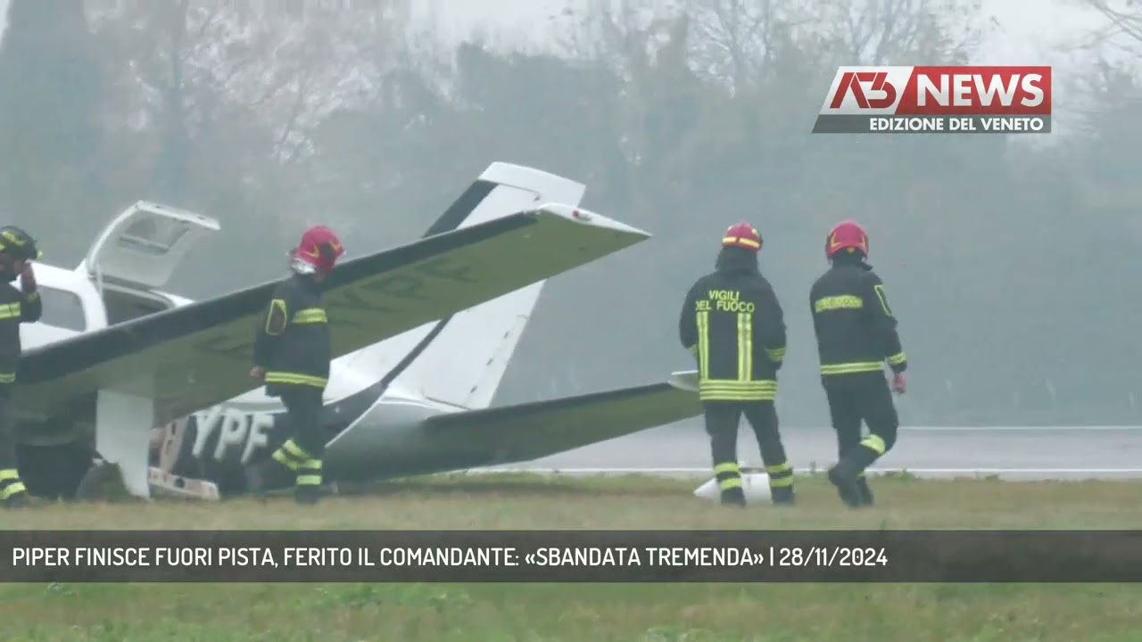 PIPER FINISCE FUORI PISTA, FERITO IL COMANDANTE: «SBANDATA TREMENDA» | 28/11/2024