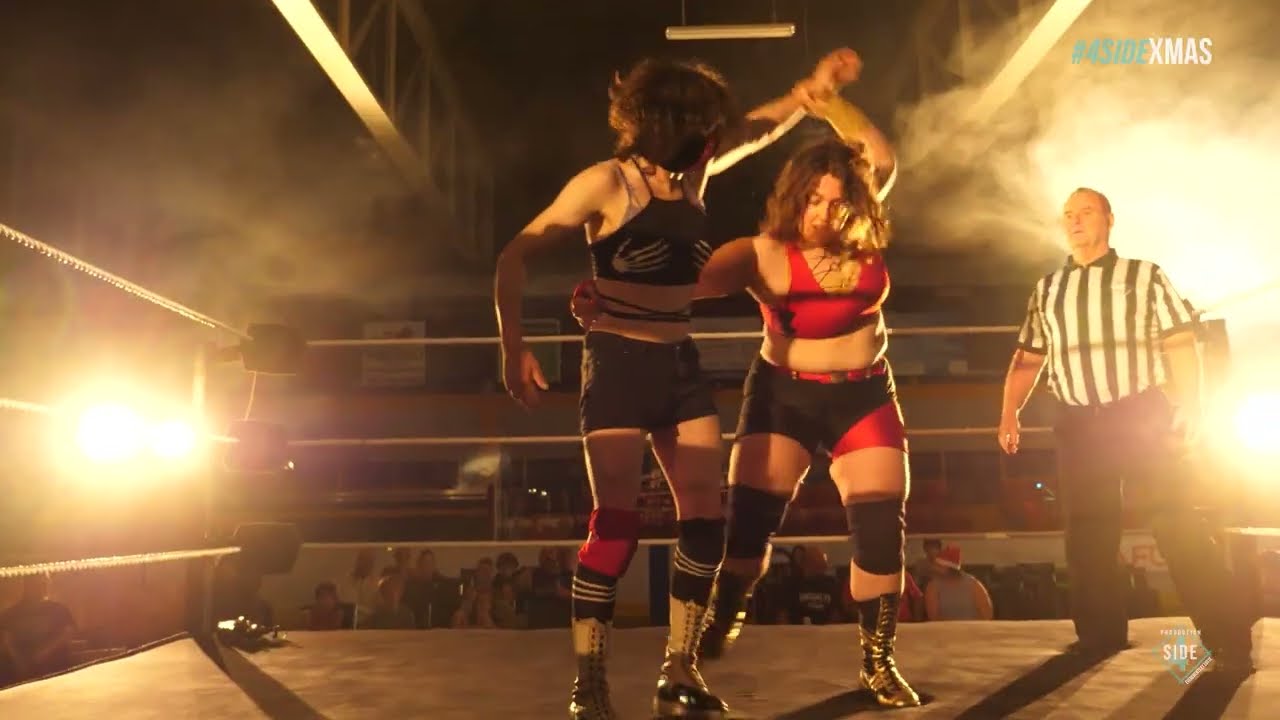 Christmas Camper's Madness Maria Belmont vs Ranza Hunter #womenswrestling